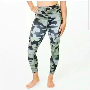 Zyia Green Camo 7/8 length leggings